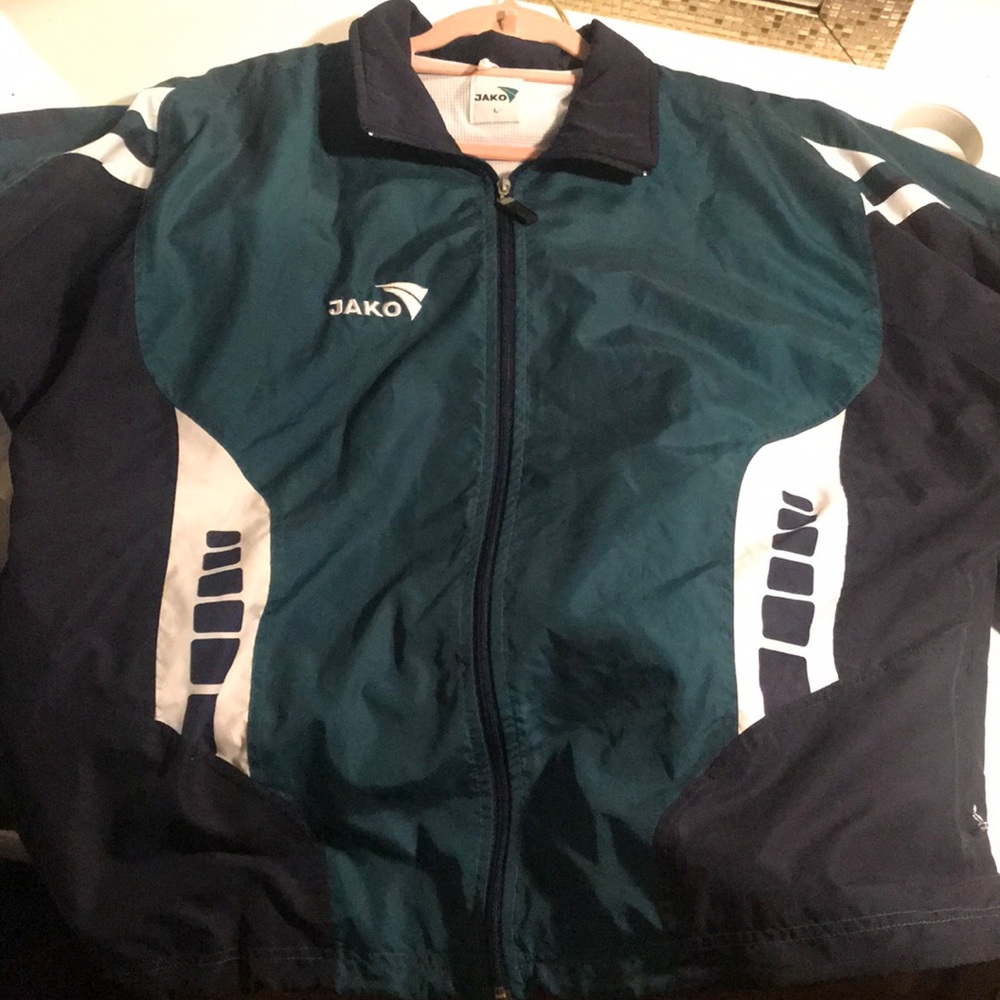 Navy blue Windbreaker
